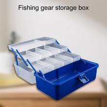 Portátil 3/4 camadas isca caixa de armazenamento fishline fishline fishline engrenagem de pesca caso protetor 2024 - compre barato