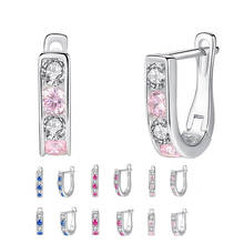 BELAWANG 925 Sterling Silver Sweet Cute Blue Crystal Stud Earrings for Baby Girl Kids Earrings Children Girls Lovely Jewelry 2024 - buy cheap