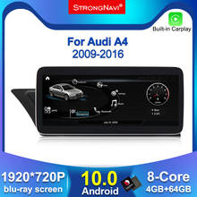 4G LTE 4 + 64G Android 9,0 автомобильный dvd Радио Аудио плеер GPS навигация для Audi A4 B8 A5 2009 - 2016 мультимедиа 1920*720 IPS экран 2024 - купить недорого