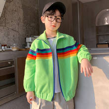 Rainbow Spring Autumn Coat Outerwear Top Children Clothes Kids Costume Teenage Formal Home Outdoor Boy Clothing High Quality 2024 - buy cheap