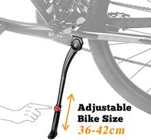 40# Adjustable Aluminum Alloy Mtb Road Bike Bicycle Side Kickstand Kick Stand Foot Support Bicycle Accessories Bicycle Kickstand 2024 - buy cheap