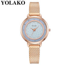 Relógio digital feminino de quartzo com pulseira de plástico, relógio de luxo para mulheres, novo, 2019 2024 - compre barato