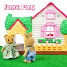 Brinquedo casa de árvore, brinquedo da série família floresta, casa de brincadeiras, simulação de cozinha, quebra-cabeça de meninas, presente de aniversário para crianças 2024 - compre barato