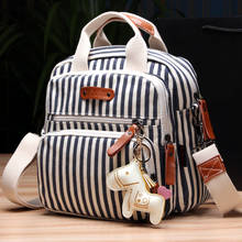 High Level Canvas Colorful Mommy Diaper Bag Baby Nappy Bags Maternity Mommy Women Backpack/Handbag/Messenger Three-In-One Bag 2024 - buy cheap
