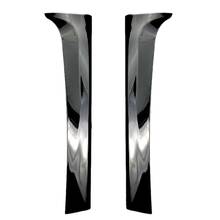 Задние боковые крылышки Стикеры для спойлера накладка глянцевый черный для Volkswagen Tiguan L Tiguan MK2 2017-2020 2024 - купить недорого