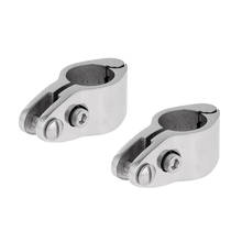 Pack of 2 Pieces Boat Cover/ Canopy Fittings - Standard Clamp Suits 0.87" Bar Tube Frame Heavy Duty 316 Stainless Steel 2024 - buy cheap