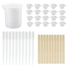 41 Pcs Resin Jewelry Tools Set Measure Cup Dropper Stirring Sticks UV Epoxy Resin DIY Jewelry Making Kit 2024 - buy cheap