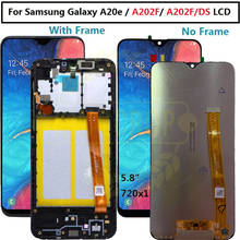 For Samsung Galaxy A20e A202 A202F A202DS Display Touch Screen Digitizer Assembly A202 A202F/DS For SAMSUNG A20e LCD with frame 2024 - buy cheap
