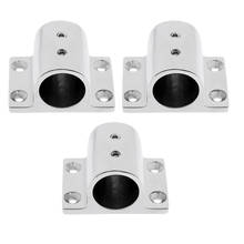 3pcs Marine Boat Hand Rail Fitting 90 Degree Rectangle Stanchion Base for 1inch Tube 2024 - buy cheap
