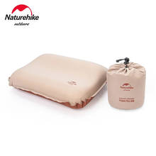 Naturehike-almohada de Camping autoinflable, cojín de espuma silencioso 3D, almohada de esponja inflable para senderismo, almohada de viaje para relajarse 2024 - compra barato