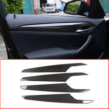4 Pcs Soft Carbon Fiber For BMW X1 E84 2011-2015 Inner Door Decoration Strips Trim Car Accessories 2024 - buy cheap