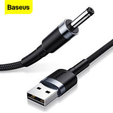 Baseus USB to DC 3.5mm Power Cable USB A to 3.5 Jack 5V Charging Cable For HUB USB Fan Lamp Speaker DC Power Adapter Cable 1M 2024 - buy cheap