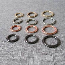 100 pcs Metal O ring snap buckle openable key chain for bag car leather purse belt strap clasp carabiner accessory outdoor tool 2024 - buy cheap