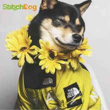 Casaco de chuva para cães, jaqueta corta-vento para cães pequenos e grandes 2024 - compre barato