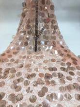 SYJ-586815, африканская Тюлевая сетчатая кружевная ткань, вышитая бисером, французское кружево для свадебного платья 2024 - купить недорого
