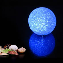 Светодиодный хрустальный шар 10 см ночник украшение пластиковый шар база лампа для детей 2024 - купить недорого