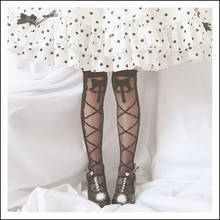 Lolita socks female summer tube glass thin leg socks over the knee women Lolita Japanese socks 2024 - buy cheap