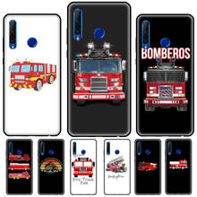 Caminhão de Bombeiros Para Huawei Honor 20 4C 6C 7A Pro 8 9 10 10X Lite 8A 9A 6X 7C 7S 7X 8X 9X 10i Tampa Do Telefone 2024 - compre barato