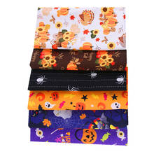 6pcs/Lot,Halloween Series 25x25cm Cotton Fabric,Sewing Quilting Fabrics Bundle,DIY Patchwork Handmade Cloth 2024 - buy cheap