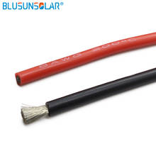 5M black and 5M red a lot High voltage 8AWG 10AWG 14AWG 20AWG  Heatproof Soft Silicone Wire Cable 2024 - buy cheap