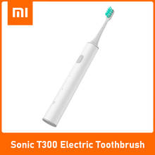 Зубная щетка XIAOMI MIJIA T300 звуковая электрическая водонепроницаемая, автоматическая ультразвуковая водонепроницаемая, IPX7 2024 - купить недорого