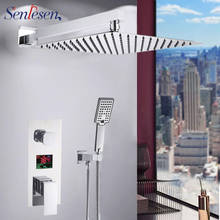 Senlesen Bathroom Shower Faucet  2/3 ways Shower System Big Digital Display Sprayer Wall Mounted Mixer Tap Cold and Hot Water 2024 - buy cheap