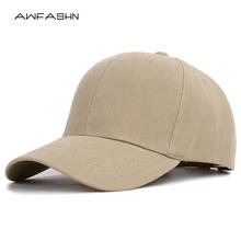 Gorra de béisbol de Color liso para hombre y mujer, gorro con Cierre trasero, ajustable, de algodón, unisex 2024 - compra barato