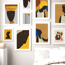 Abstract Africa Girl Vintage Figure Nordic Posters And Prints Wall Art Canvas Painting Wall Pictures For Living Room Decor 2024 - buy cheap