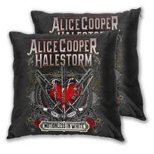 Throw Pillows Case Alic Cooper Tour 2019 sofa decorative pillow cushions pillow cover 2024 - buy cheap