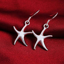 925 Sterling Silver Starfish Drop Earrings For Woman Wedding Engagement Fashion Party Charm Jewelry 2024 - buy cheap