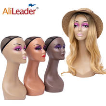 Alileader-cabeça de manequim para peruca, venda de fábrica, suporte para peruca, modelo feminino, branco, preto, bege, marrom 2024 - compre barato