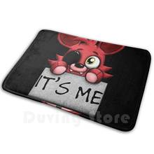 Fnaf-alfombra de felpa Foxy, alfombrillas antideslizantes para dormitorio, Foxy cinco noches en Freddys, felpa 2024 - compra barato