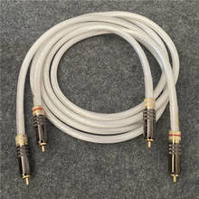 Cable RCA NOCC WBT de 5NOCC, línea de Audio plateada de cristal para amplificador de CD y DVD de cine en casa HiFi, 1 par 2024 - compra barato