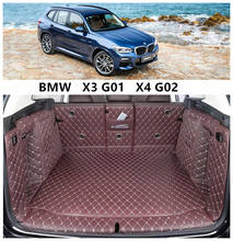 For BMW X3 G01 X4 G02 2018 2019 2020 2021+ Full Rear Trunk Tray Liner Cargo Mat Floor Protector Foot Pad Mats 2024 - buy cheap