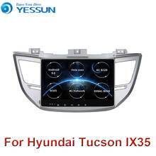 4 ГБ ОЗУ + 64 Гб ПЗУ 8 ядерный android 9,0 автомобильный dvd для hyundai Tucson IX35 2015 2016 2017 мультимедийный автомобильный Радио gps навигация 2024 - купить недорого