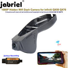 Jabriel-câmera automotiva escondida, wi-fi, 1080p, dash cam, carro, dvr, infiniti, qx50, qx70, 2013, 2014, 2015, 2016, android, ex37, g37, fx 2024 - compre barato