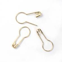 100PCs Stitch Markers Knitting Crochet Holder Brooch Safety Pins Flask Gourd Bulb Shape Alloy Crafts 21x9mm 2024 - buy cheap