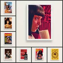 Pulp Fiction-Pintura Artística clásica de Quentin Tarantino, póster de lienzo divertido para pared, decoración del hogar, sala de estar y dormitorio 2024 - compra barato