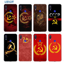 Funda roja con bandera de la URSS para Xiaomi Redmi Note 9S, 9, 8T, 7, 6, 5 Plus, 4, 4X Pro, 9A, 9C, 8A, 7A, S2, 6A, 5A, K30, K20 2024 - compra barato