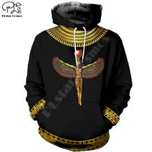 Sudadera con capucha para hombre y mujer, ropa de calle Unisex con estampado 3d, estilo harajuku egipcio, con cremallera, para parejas 2024 - compra barato