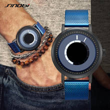 Sinobi relógio masculino de quartzo, relógio masculino com design criativo rotativo casual de pulso 19 2024 - compre barato