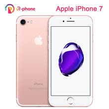 Оригинал, Apple iPhone 7, отпечаток пальца, 4G LTE, разблокирован, 2 Гб ОЗУ, 32/128 Гб ПЗУ, мобильный телефон iOS, 256 МП, gps, четырехъядерный телефон 2024 - купить недорого