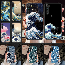 Funda de teléfono de estética japonesa para Xiaomi Redmi Note 7, 7A, 8T, 9, 9A, 9S, 10, K30 Pro, Ultra negra, tendencia, suave y resistente al agua 2024 - compra barato