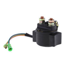 Solenoide relé de partida preto 12v para motor de popa yamaha marinho 40 2024 - compre barato