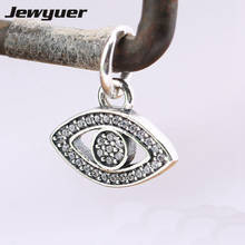 Amuletos con símbolo de ojo para pulsera, colgante de plata de ley 925, compatible con cuentas, collar, regalo artesanal, joyería de Memnon fina DA132 2024 - compra barato