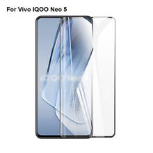 5PCS Full Curved Screen Protector For ViVO iQOO Neo5 Full Cover Tempered Glass For Vivo IQ OO Neo 5 Protective Flim PV2055A 2024 - buy cheap