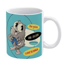 Owl Jolson : I Love to Singa White Mug Coffee Mug Afternoon Tea Christmas Cups Ceramic Mug 330ml for Coffee Merrie Melodies Owl 2024 - buy cheap