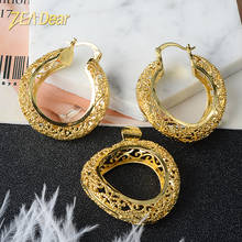 Diana-Conjunto de pendientes de cobre para bebé, joyería de moda para mujer, nuevo diseño, colgante geométrico de alta calidad, regalo de fiesta de boda 2024 - compra barato