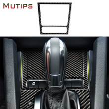 Mutips Car Ashtray Outer Panel Frame Interior Trim Carbon Fiber Sticker For VW volkswagen golf 6 gti R MK6 08-12 scirocco 09-16 2024 - buy cheap