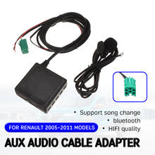 bluetooth Aux Receiver Cable for Renault Clio,Kangoo,Megane 2005-2011 with USB,microphone Hands-free Aux Adapter 2024 - buy cheap